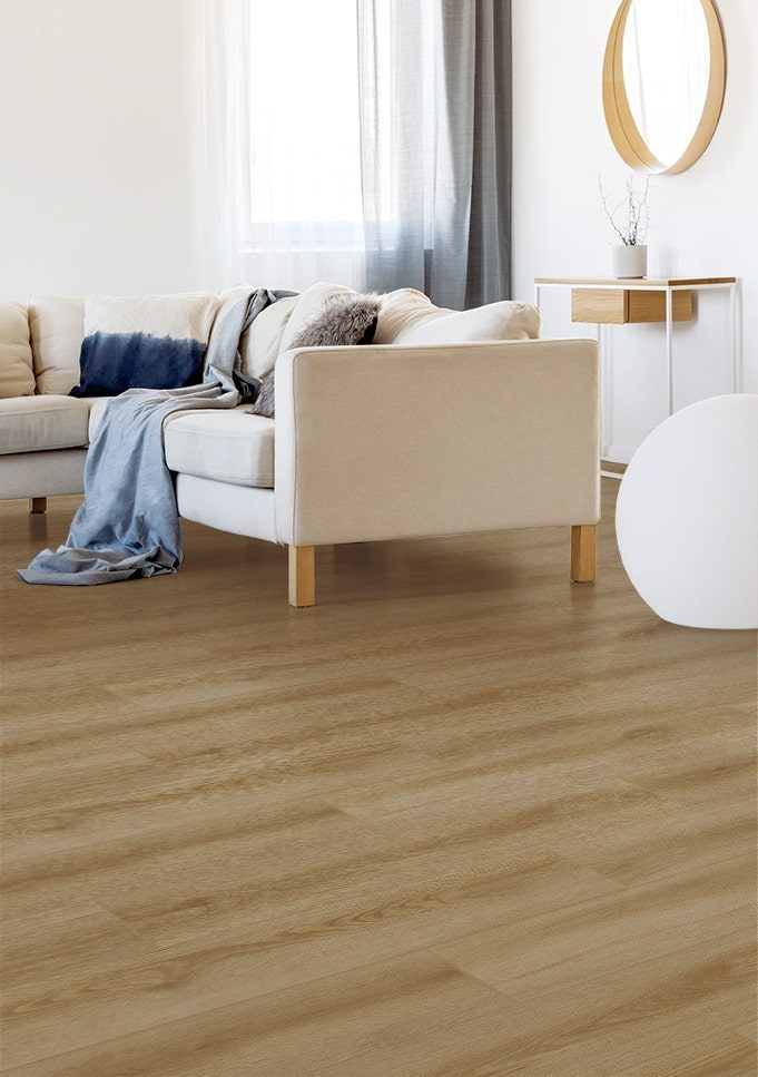 Fuzion SmartDrop 7 Toasted Pecan flooring room scene