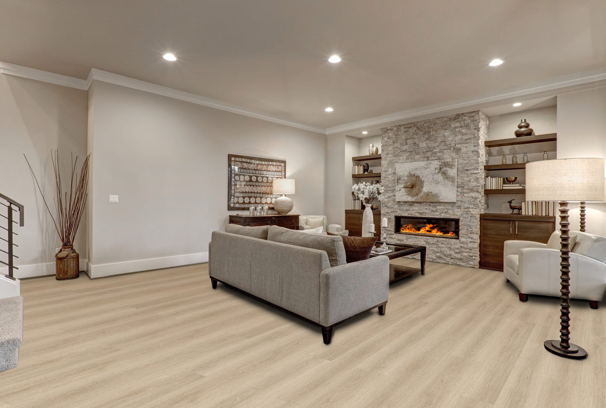 Fuzion SmartDrop Elite + 9 Bisque flooring room scene