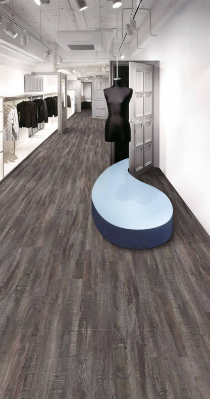 Fuzion SmartDrop Elite 9 Cinder flooring room scene