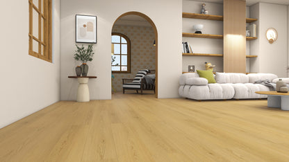 Fuzion Waterfront Clam Shell Oak flooring room scene