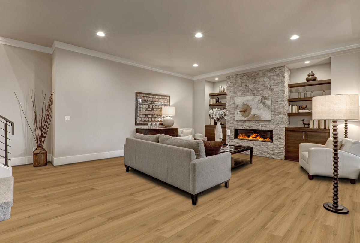 Fuzion SmartDrop Elite + 9 Farro flooring room scene