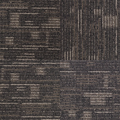 Fuzion Carpet Tile Nylon Inglewood Terra Cotta