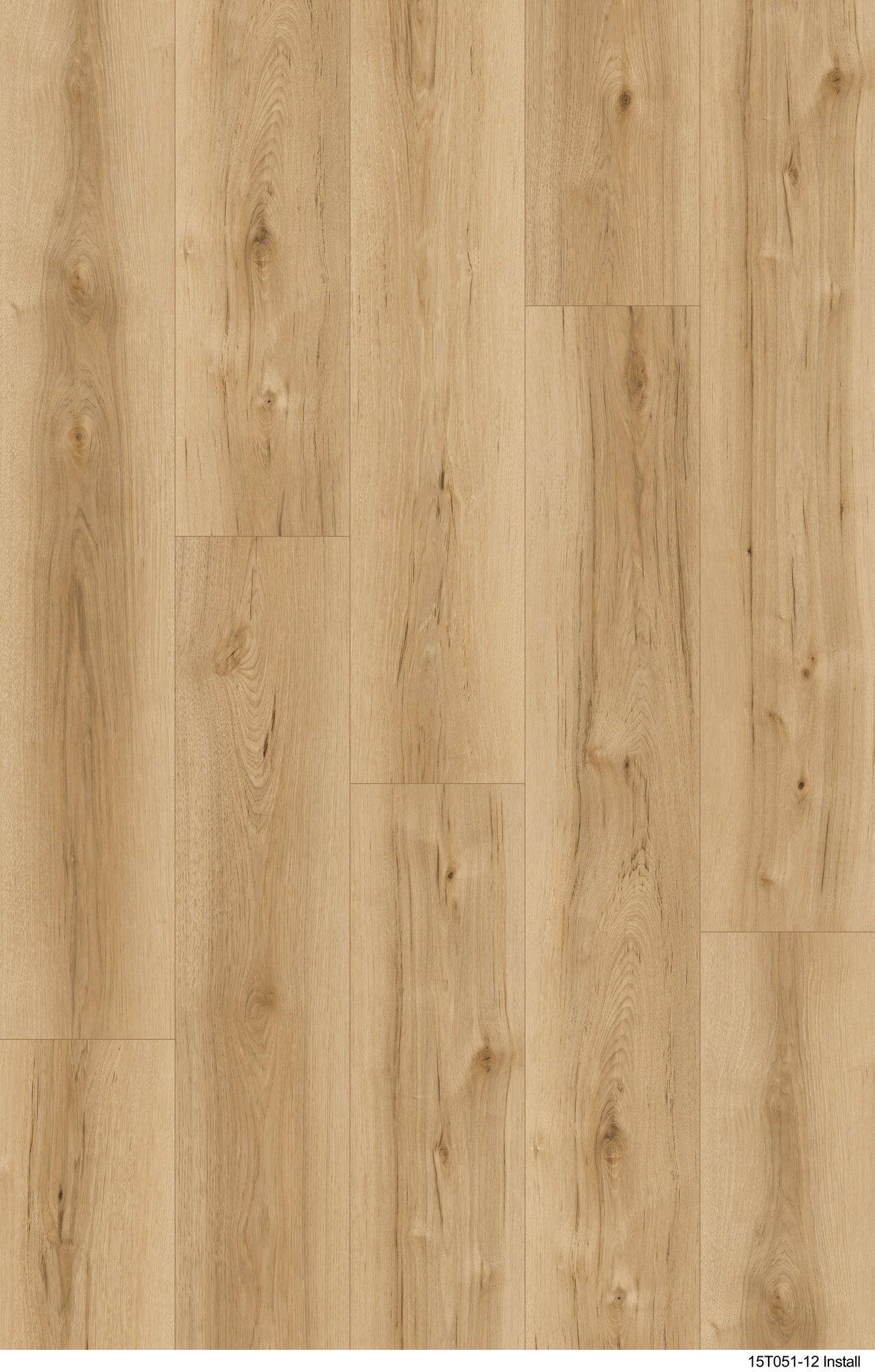 Nautiq Pro Tempest Hickory Laminate Flooring, Fuzion swatch