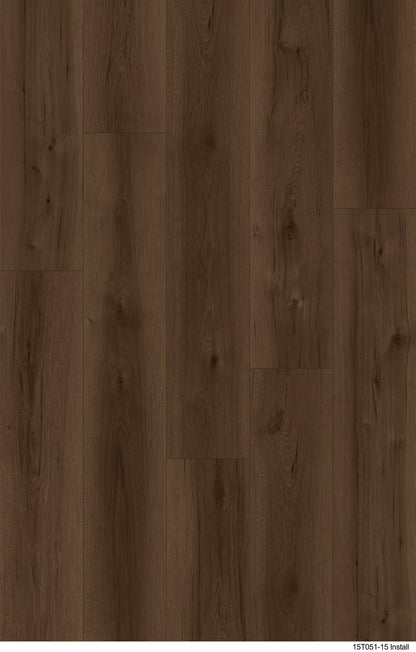 Nautiq Pro Thunder Hickory Laminate Flooring, Fuzion swatch