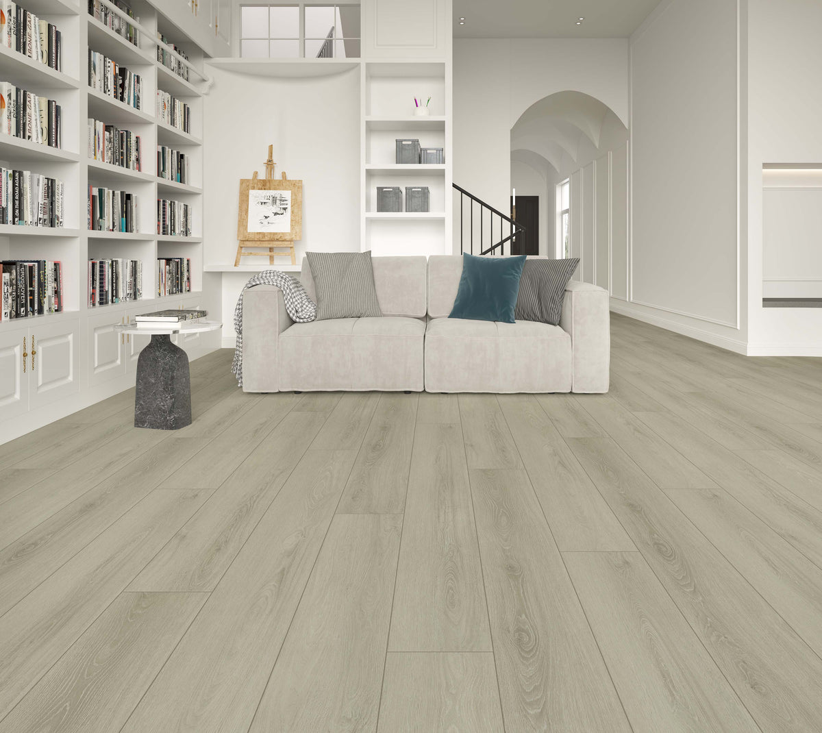 Fuzion Dynamix Grande Olive flooring room scene
