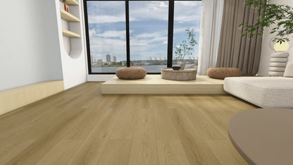 Fuzion Waterfront Oyster Oak flooring room scene