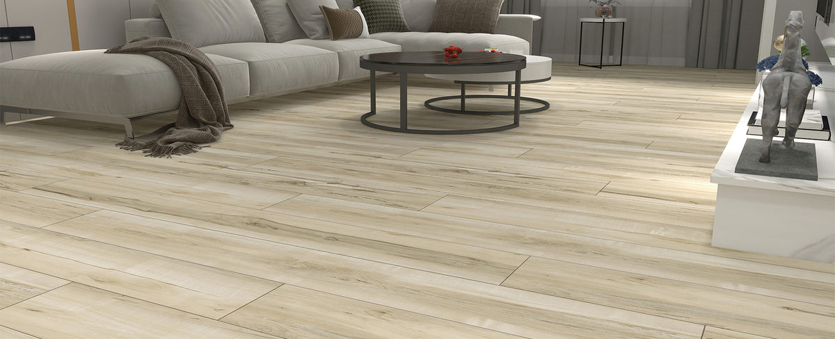 Fuzion SmartDrop 7 Percale flooring room scene