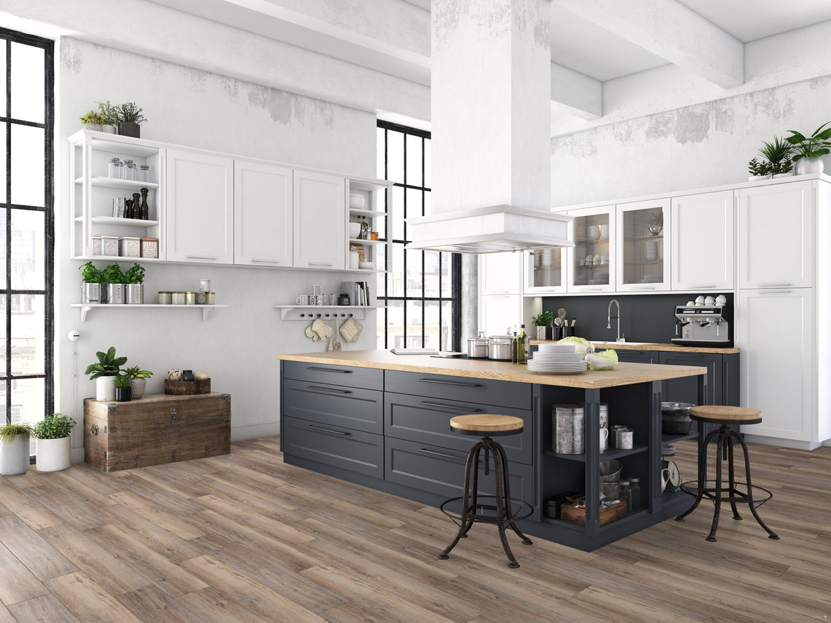 Fuzion SmartDrop Elite 9 Relic flooring room scene