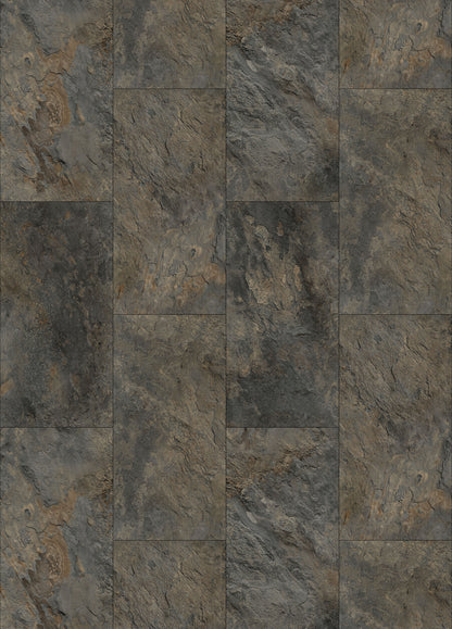 Terrastone Bastion Earth Luxury Vinyl Plank Flooring, Fuzion swatch