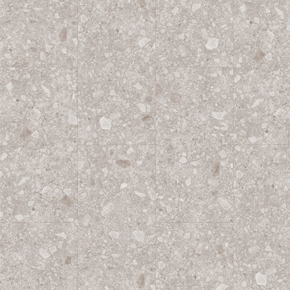 Terrastone Lumina Terrazzo Luxury Vinyl Plank Flooring, Fuzion square flooring swatch