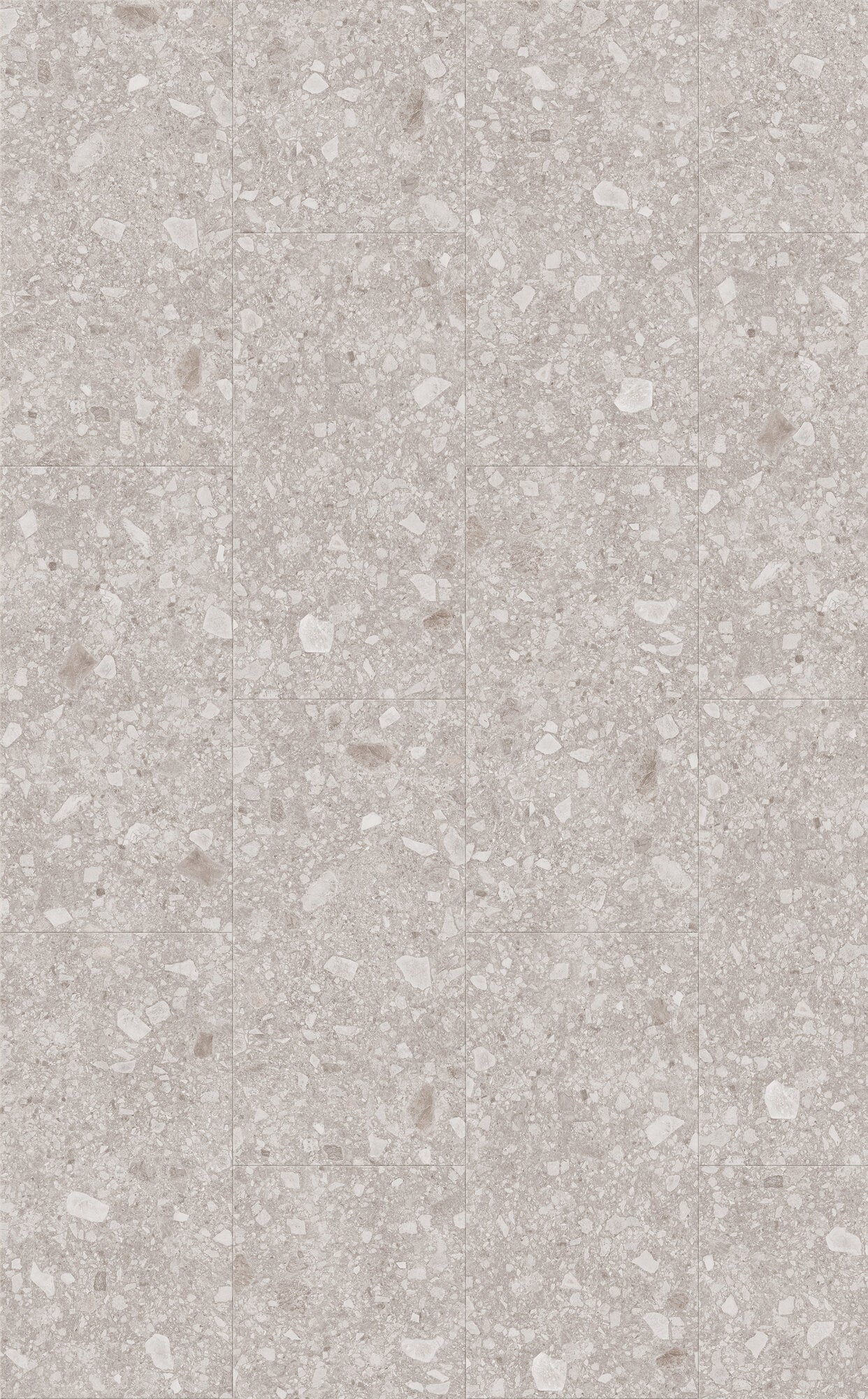 Terrastone Lumina Terrazzo Luxury Vinyl Plank Flooring, Fuzion swatch