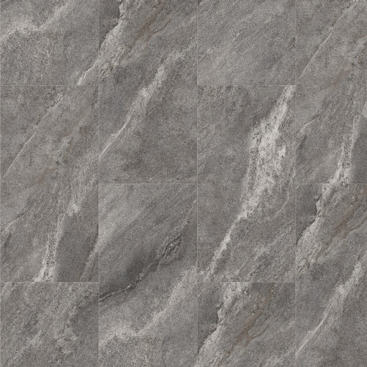 Terrastone Stonewash Slate Luxury Vinyl Plank Flooring, Fuzion square flooring swatch