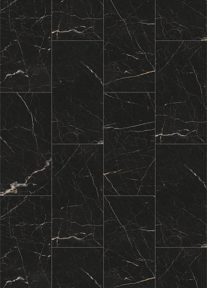 Smartdrop Tile Raven Marble Luxury Vinyl Plank Flooring, Fuzion swatch