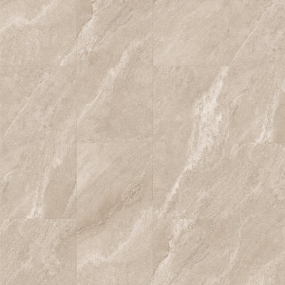 Smartdrop Tile Ivory Travertine Luxury Vinyl Plank Flooring, Fuzion square flooring swatch