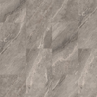 Smartdrop Tile Silver Travertine Luxury Vinyl Plank Flooring, Fuzion square flooring swatch