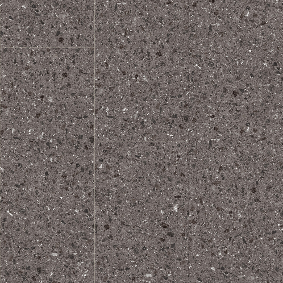 Smartdrop Elite Tile Obsidian Terrazzo Luxury Vinyl Plank Flooring, Fuzion square flooring swatch