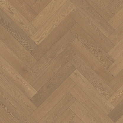 Velvet Grove Herringbone Ember Cloak Engineered Hardwood Flooring, Fuzion square flooring swatch