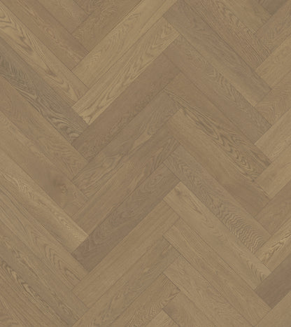 Velvet Grove Herringbone Ember Cloak Engineered Hardwood Flooring, Fuzion swatch