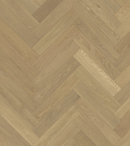 Velvet Grove Herringbone Whispering Moor Engineered Hardwood Flooring, Fuzion swatch