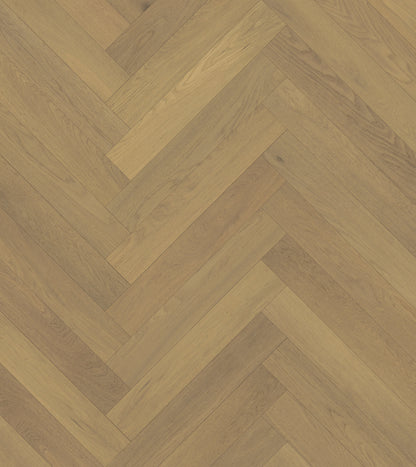 Velvet Grove Herringbone Dusken Veil Engineered Hardwood Flooring, Fuzion swatch