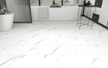 Fuzion Dynamix XL Tile Moon Glow flooring room scene