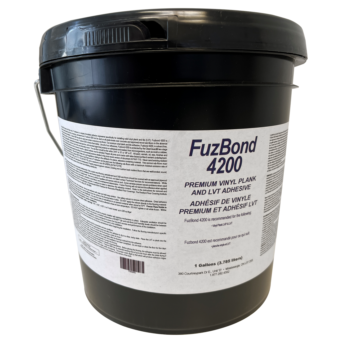 Adhésif pour vinyle de luxe FuzBond 4200 1 gallon (3,7 litres) 